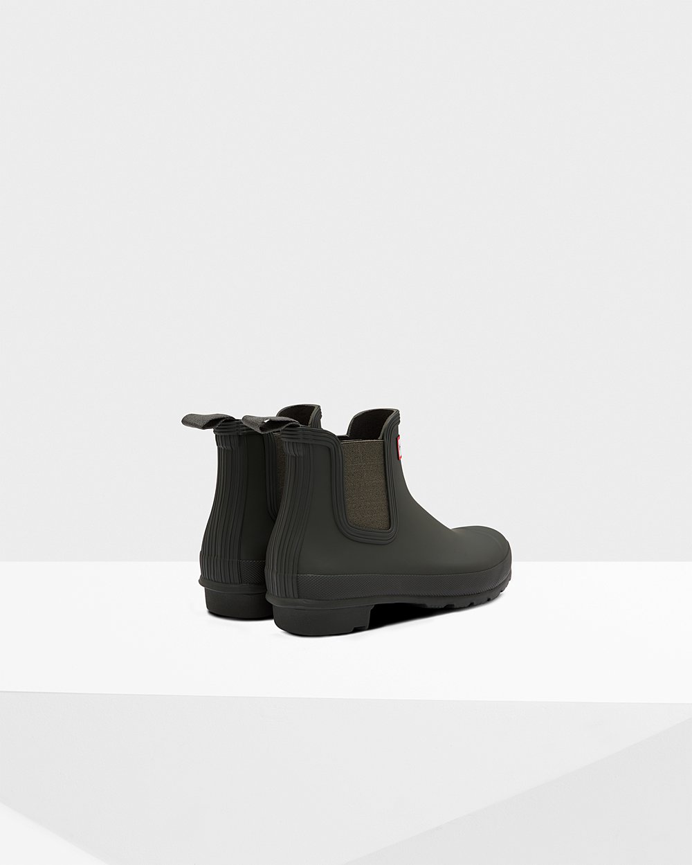 Chelsea Boots Dam - Hunter Original - Mörk Olivgröna - 782415-EHV